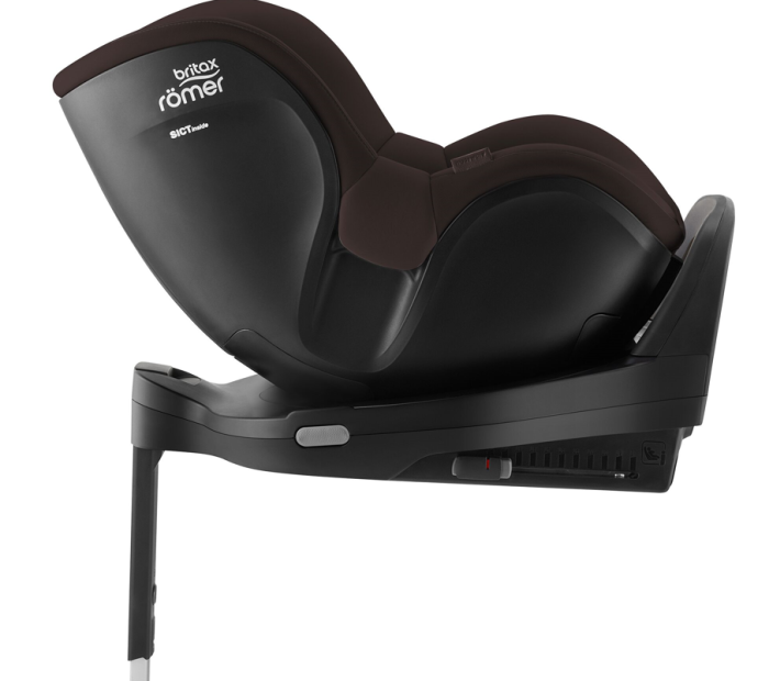 Preview: Britax Römer DUALFIX PRO M Chocolate mit ISOFIX und Stützfuß
